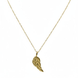 Golden Angel Wing Necklace B126