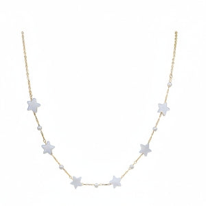 Golden Starlight Pearl Necklace B130