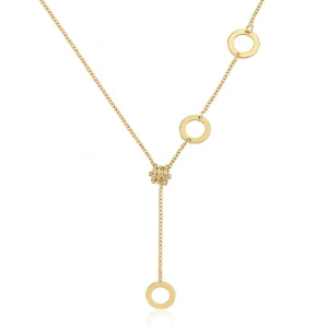 Golden Harmony Circles Necklace B131