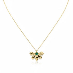 Golden Radiance Gem Necklace B138