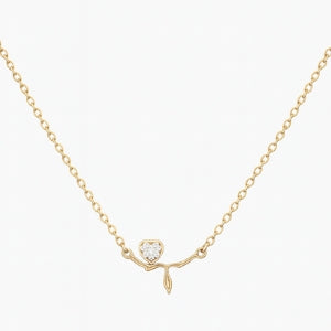 Heart Blossom Gold Necklace B116