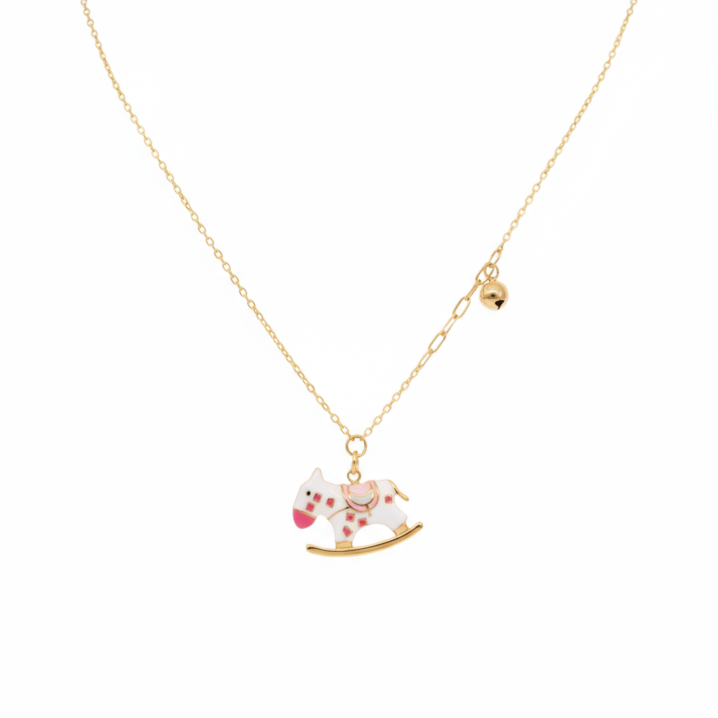 Rocking Horse Charm Necklace - B545