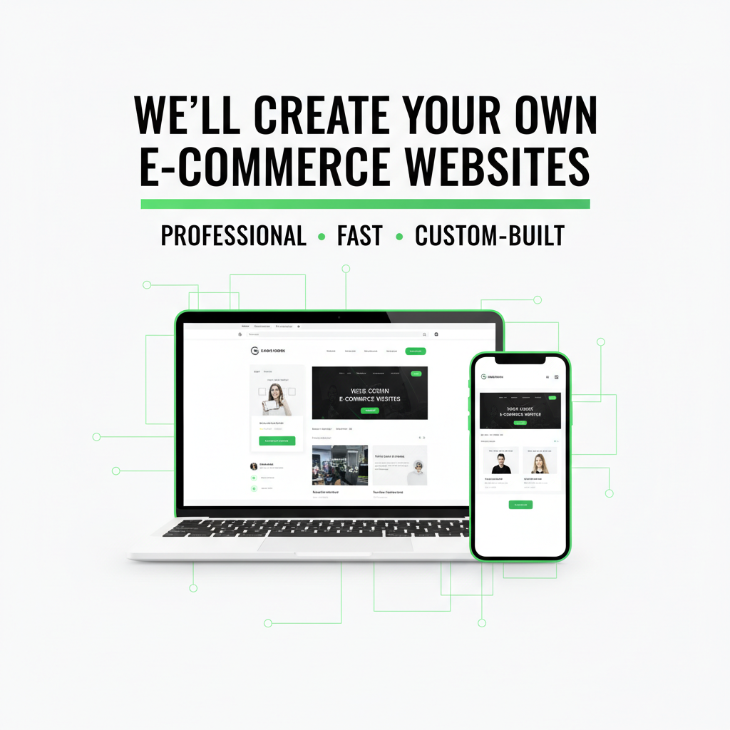 We will build your own E-commerce website - Shopify