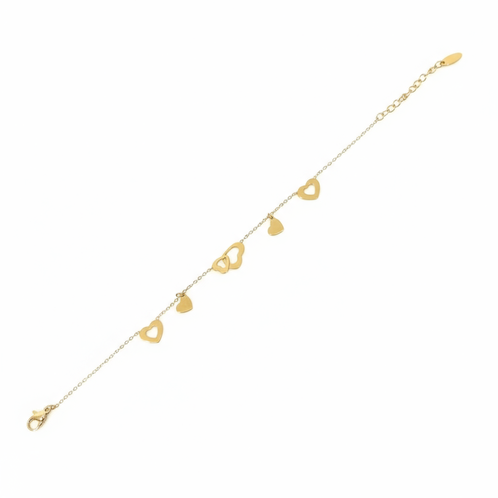 Linked Hearts Bracelet - B460